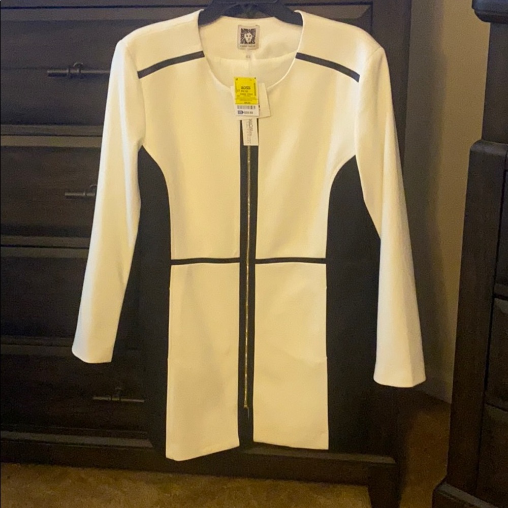 Anne Klein zip up dress